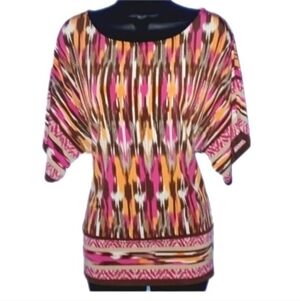 Michael Kors Pink Tribal Blouse
